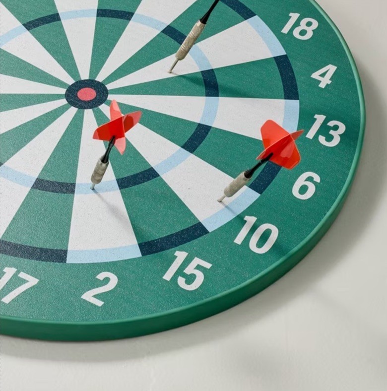 Hearth & Hand with Magnolia 14" Dart Board Set