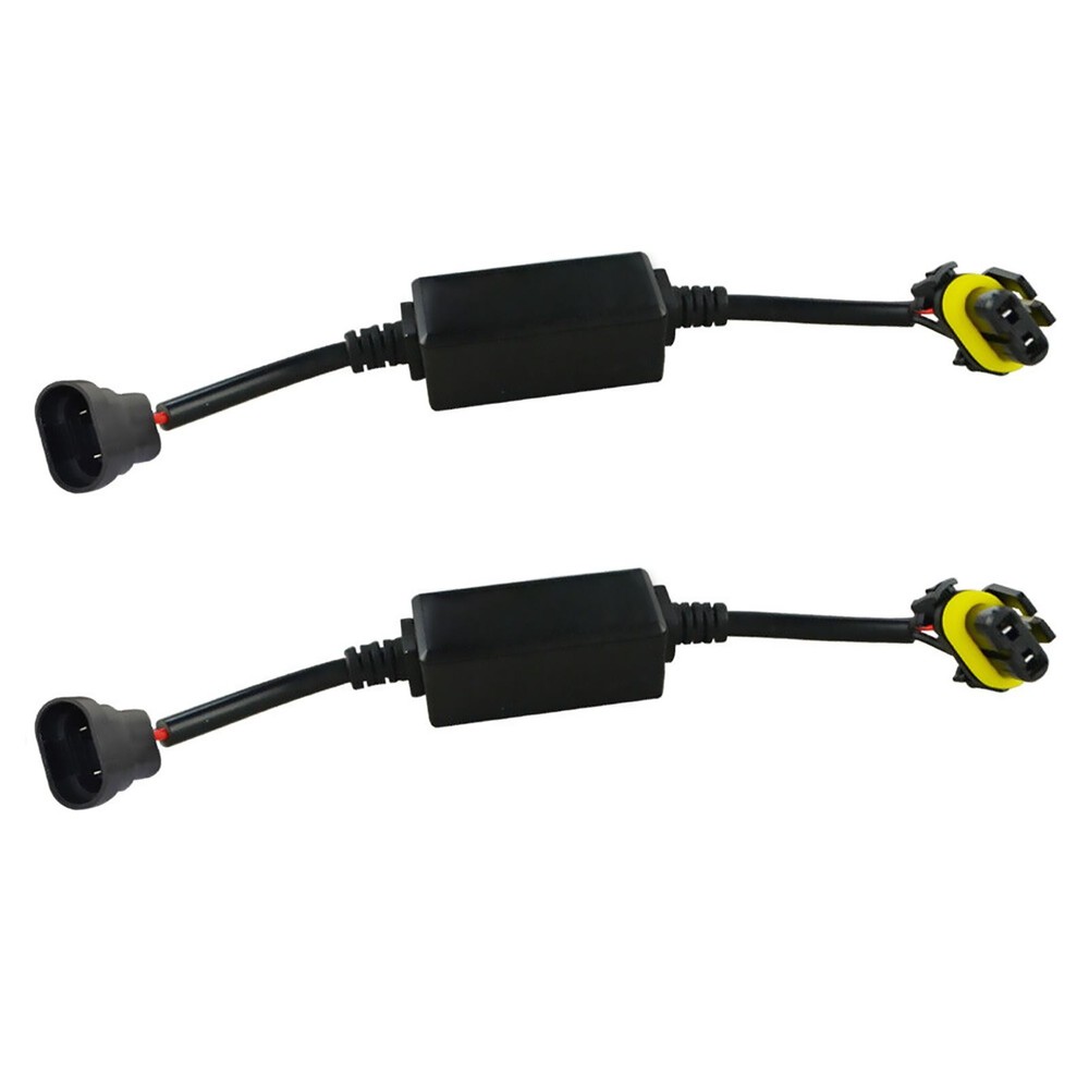 2X 9005/9006 LED Headlight Canbus Error Anti Flicker Resistor Canceller Decoder