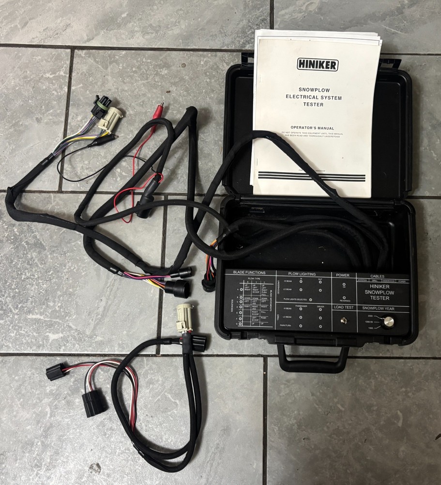HINIKER SNOW PLOW ELECTRONICS TESTER SNOWBLOW Electrical System Tester