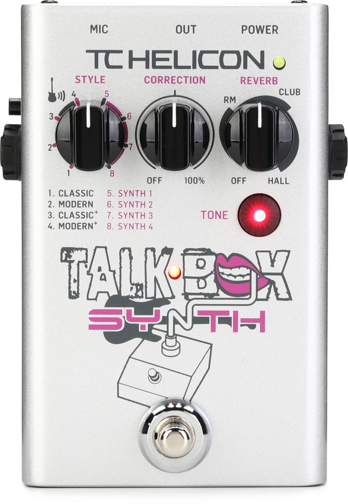 TC-Helicon Talkbox Synth Pedal (5-pack) Bundle
