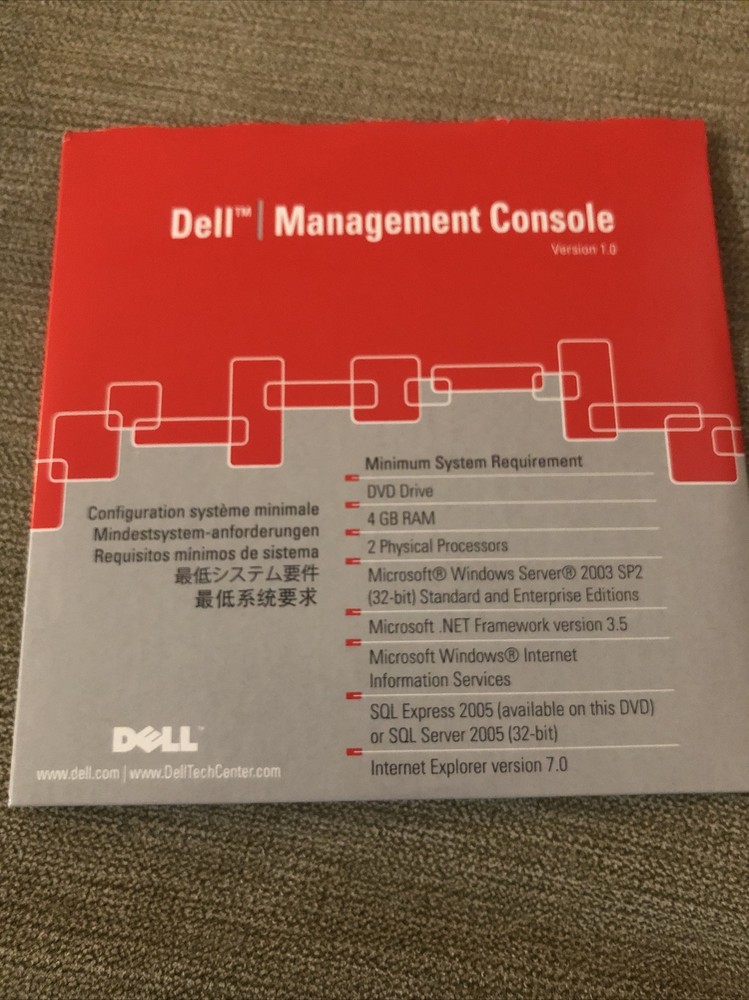 Dell Management Console Version 1.0