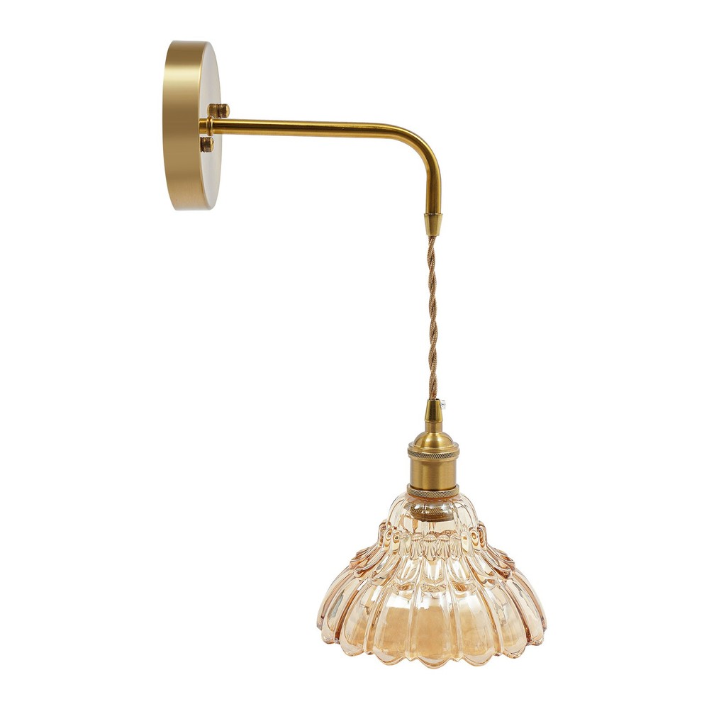 2pcs Gold Vintage Wall Lamp Indoor Wall-mounted Wall Light Without Light Source