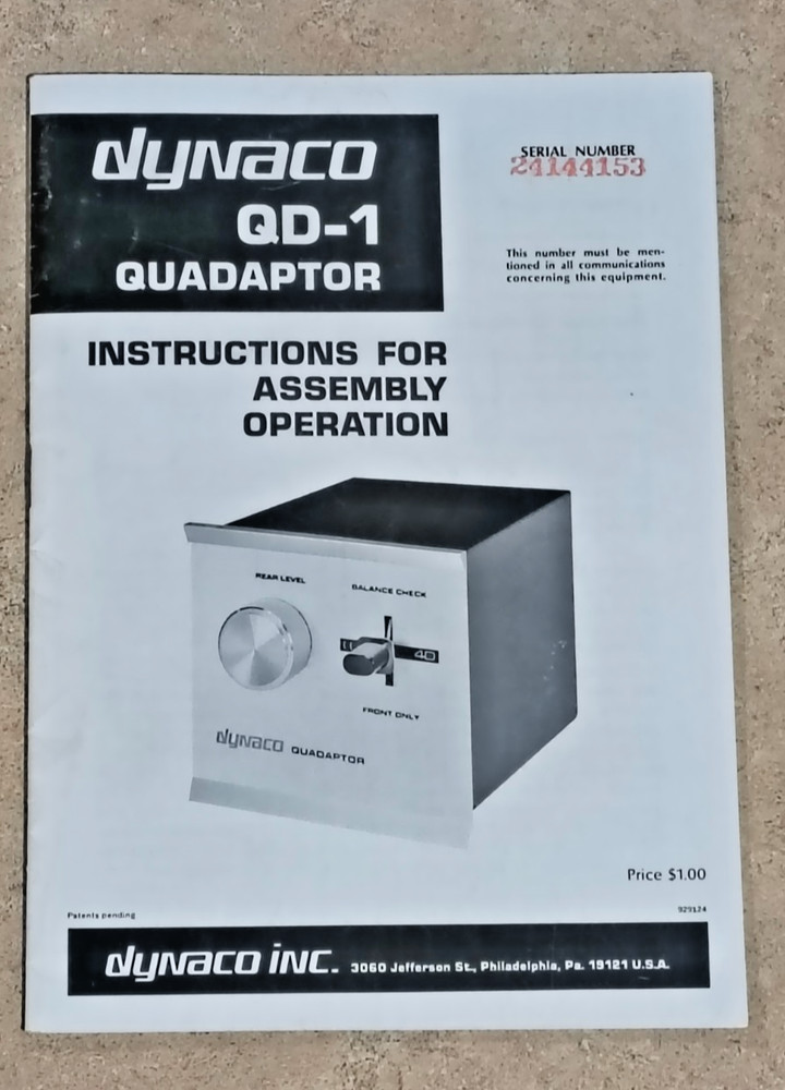 Daynco Quadaptor Model QD-1