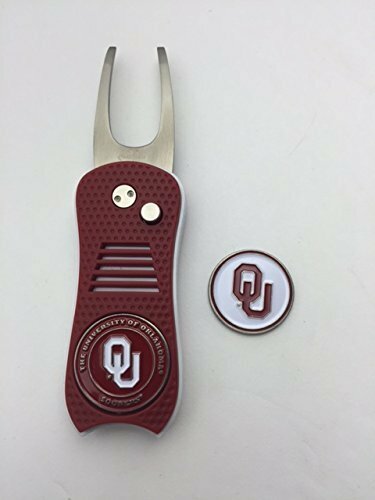 Oklahoma Sooners Switchblade Divot Tool, BONUS Marker, NEW