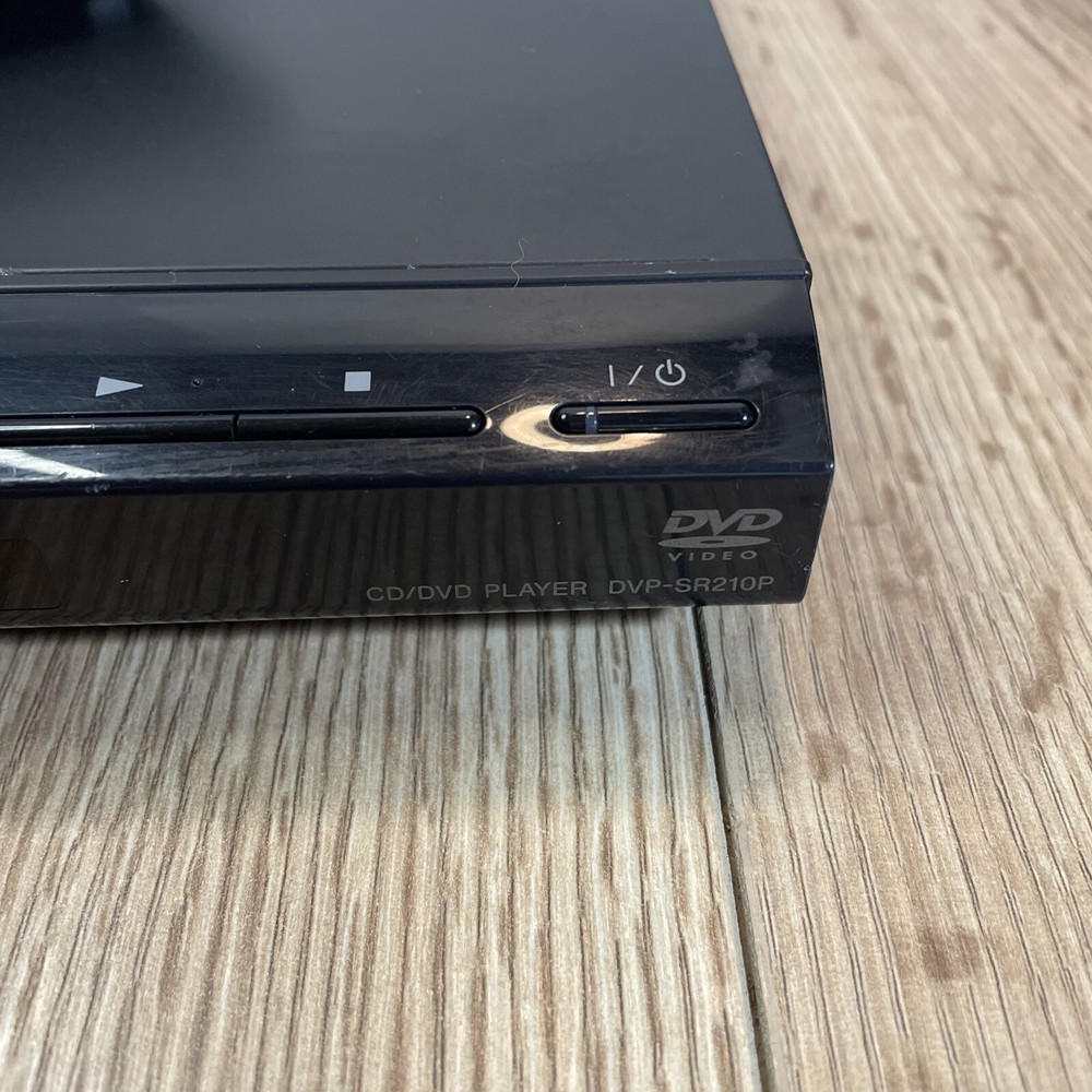 Sony Black CD / DVD Player DVP-SR210P w/ Remote - TESTED