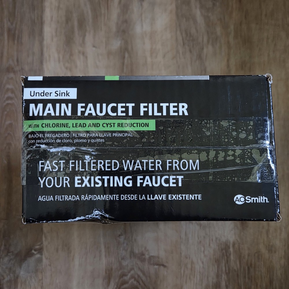 AO Smith Under Sink Main Faucet Filter Filtration System 1449244