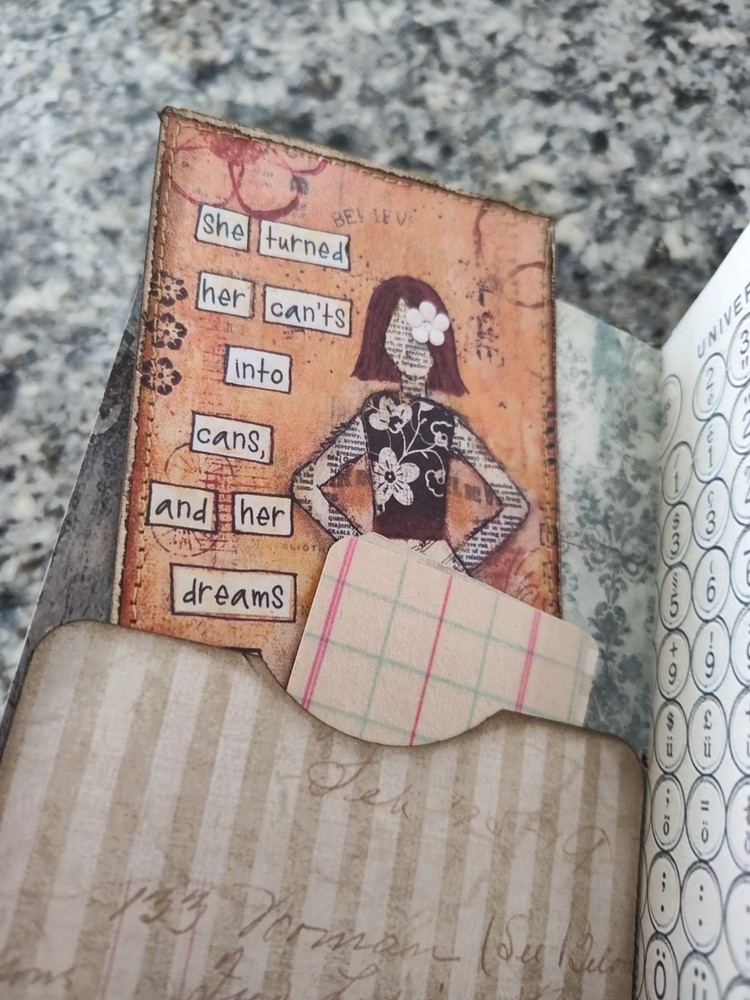 Handcrafted Vintage Journal, Planner, Diary, Sketchbook