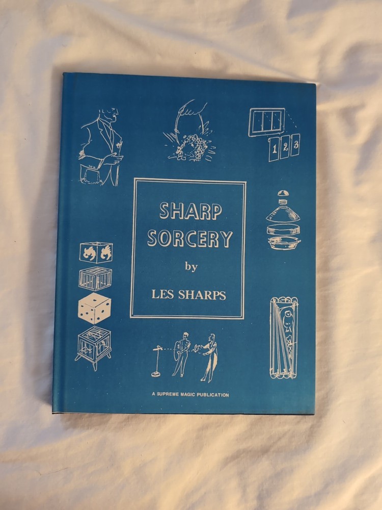 Sharp Sorcery Magic Book By Les Sharps 1977 Supreme Pub