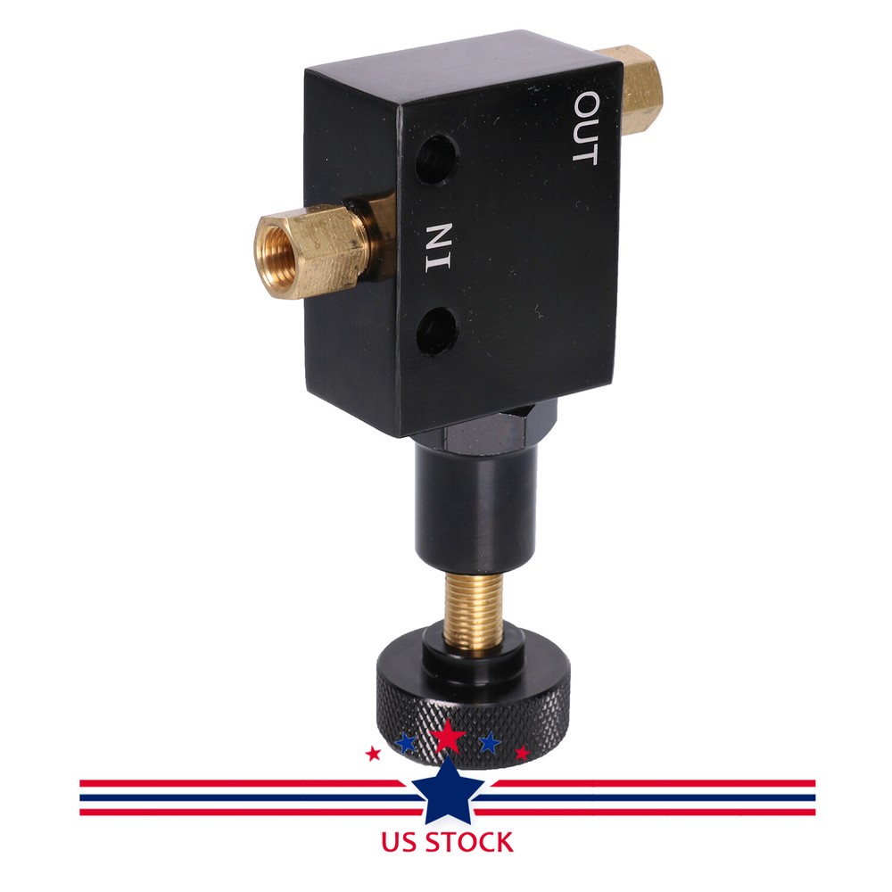 Universal Type Black Aluminum Knob Adjustable Disk Brake Proportioning Valve