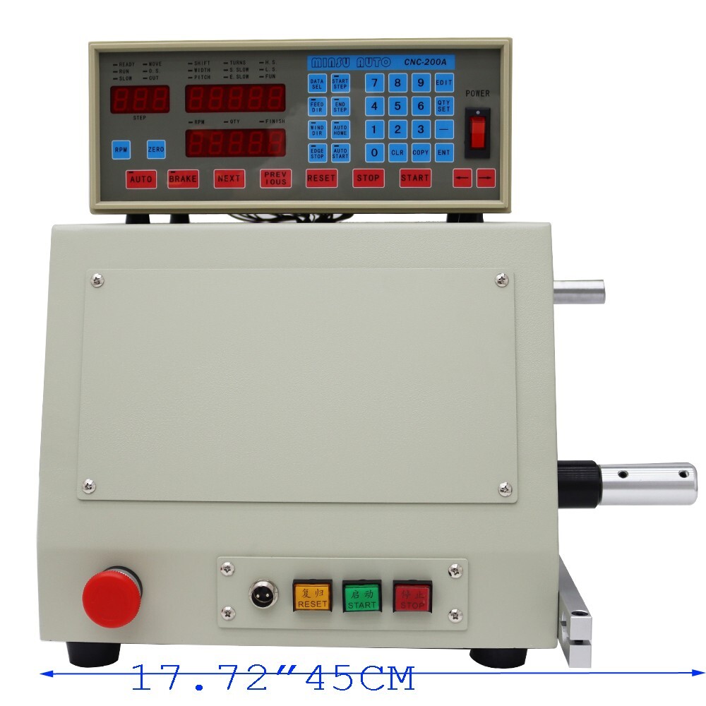 110V CNC Automatic Coil Winding Machine 400W Micro-Computer Controlled Winder
