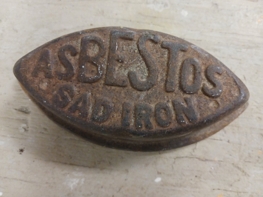 Asbestos Sad Iron Cast Iron Antique Clothes Iron