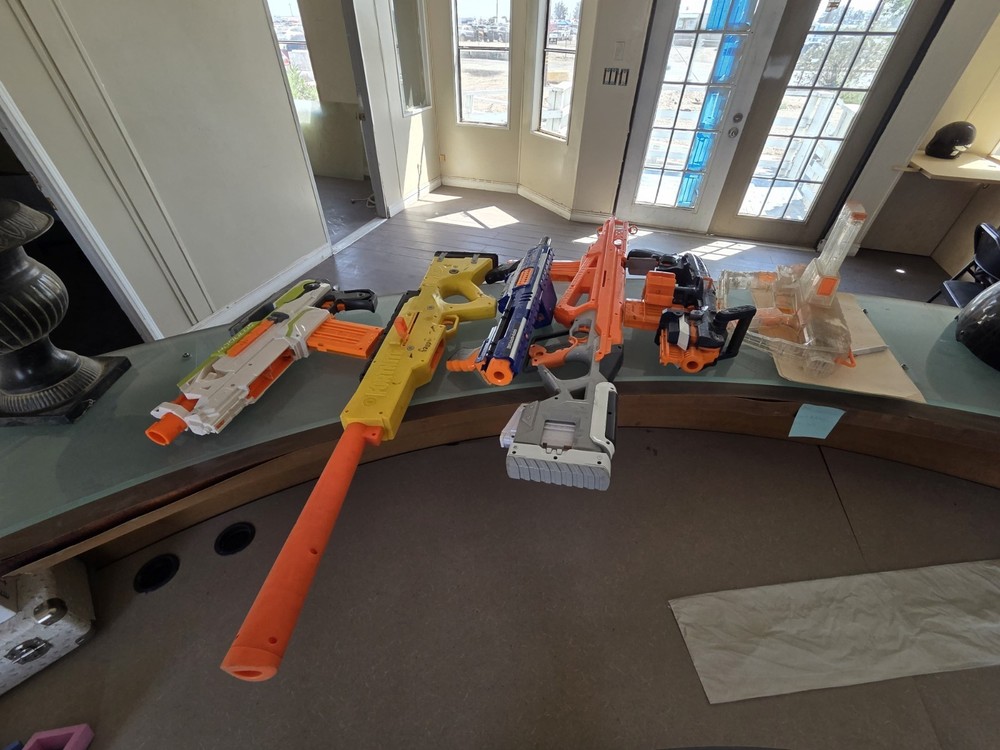Nerf Blaster Lot of 6 - AS-IS Untested Bundle