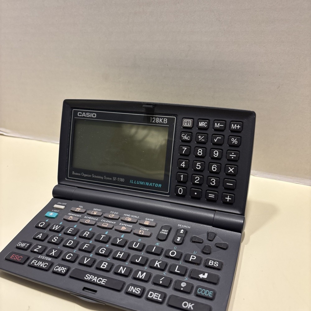 CASIO  Business Organizer Scheduling System SF-5580 Illuminator /126KB
