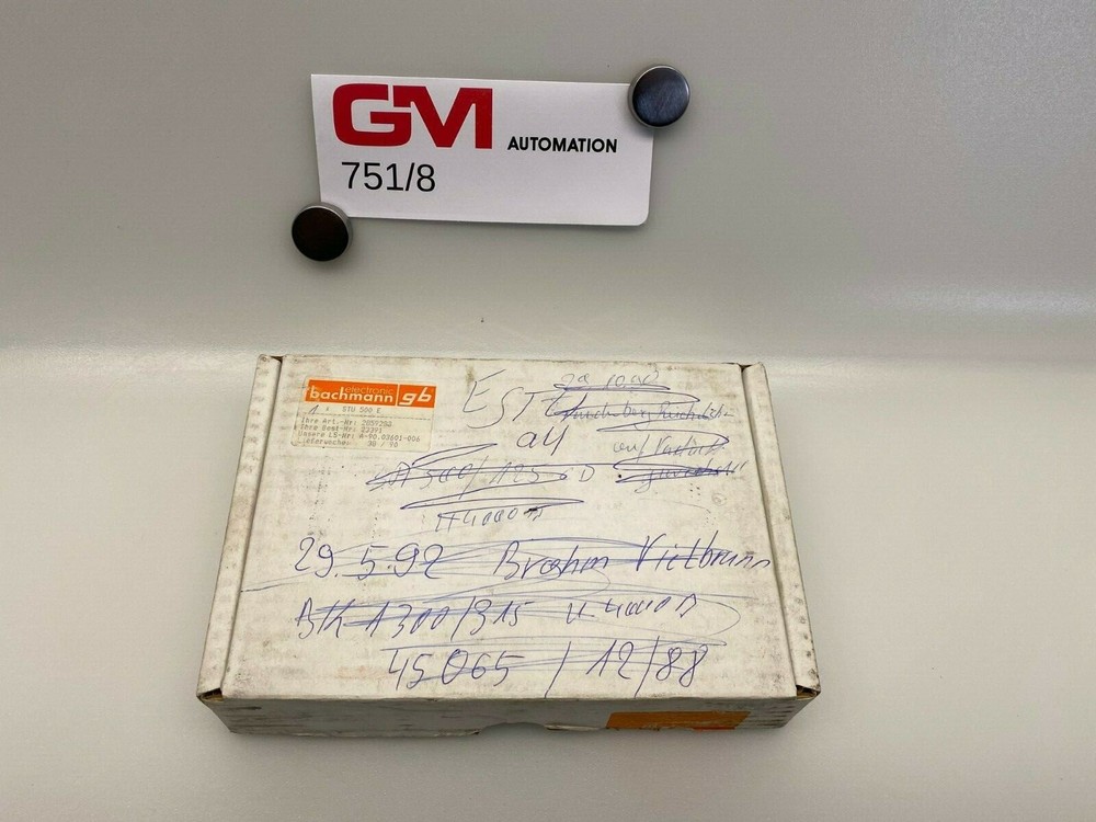 Bachmann STU 500 E Processor Card 2622/00 Battenfeld Unilog