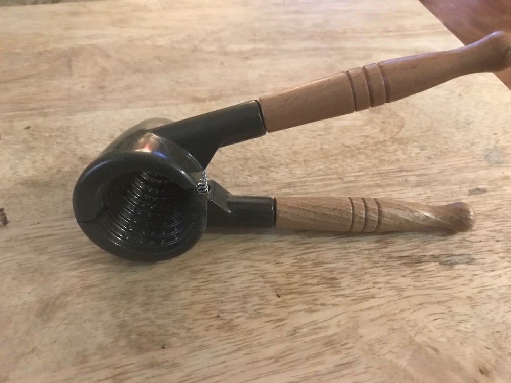 Vintage Wooden Handle Nut Cracker