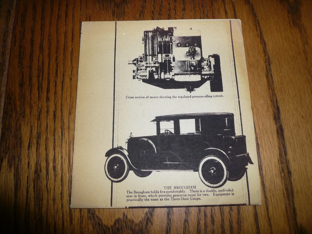 Dort Six Small Sales Brochure - Vintage