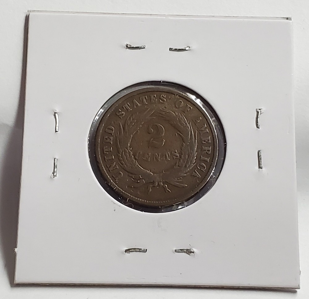1870 Two Cent Piece - Very Good