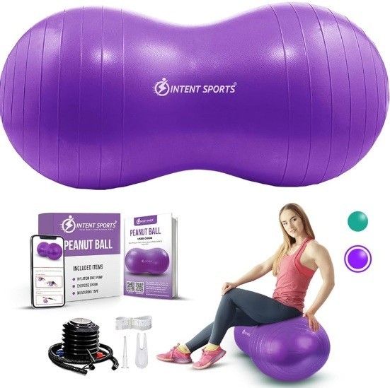 Peanut Exercise Ball Labor Birthing Physical Therapy Anti Burst