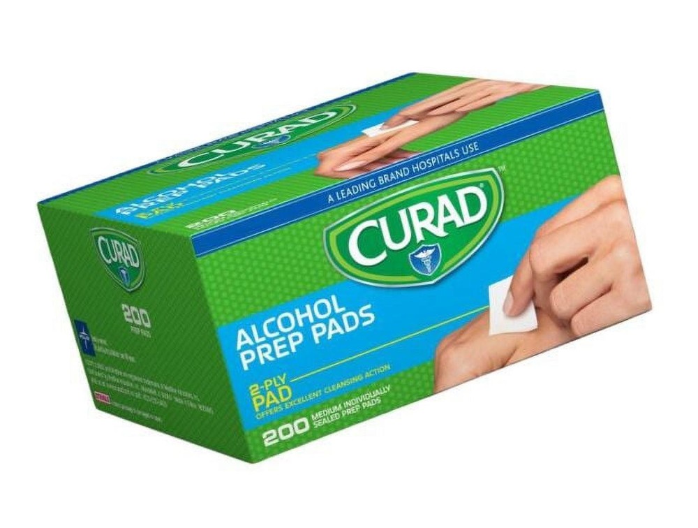 Curad Alcohol Swabs, 200/ 1 Box