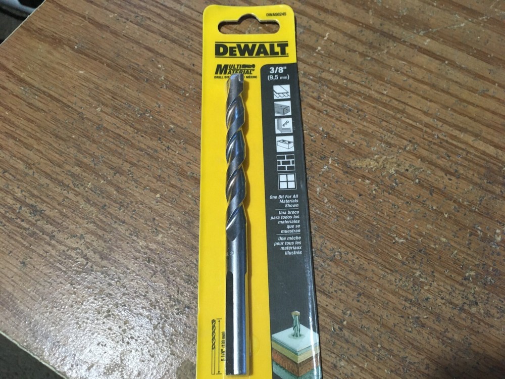 Multi Material Masonry Drill Bit 3/8" x 5.25" Carbide Tipped