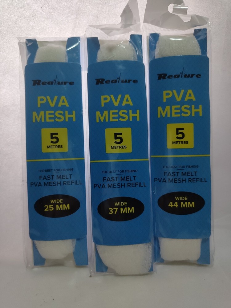 Realure PVA Mesh 5m 25mm, 37mm and 44mm widths.