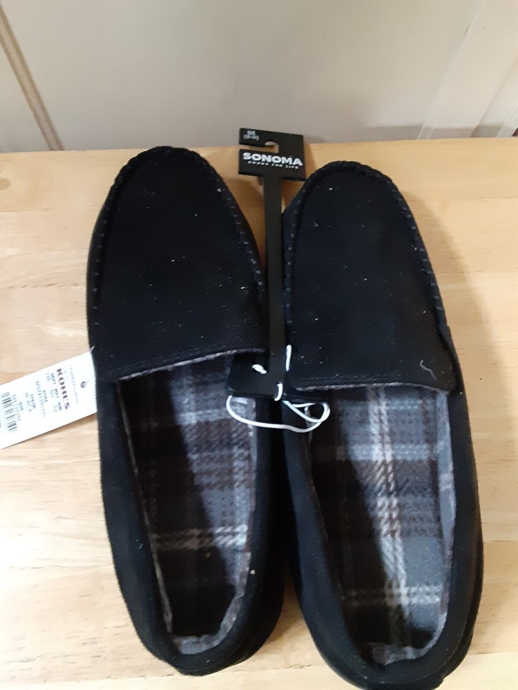 Sonoma Men's Slippers Size Medium ( 8-9) NEW WITH TAGS