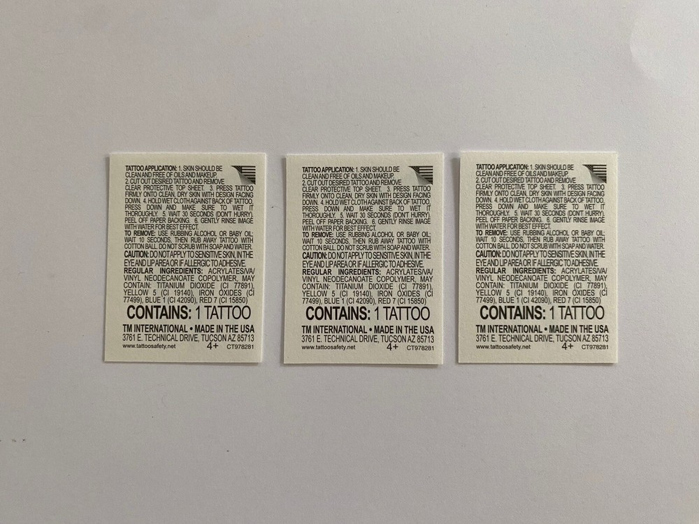 Monster Energy Temporary Tattoos (3)