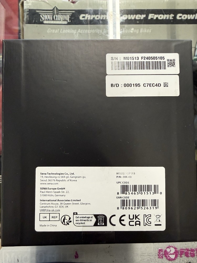 Bluetooth Headset Sena 30K Single Pack 30K-03