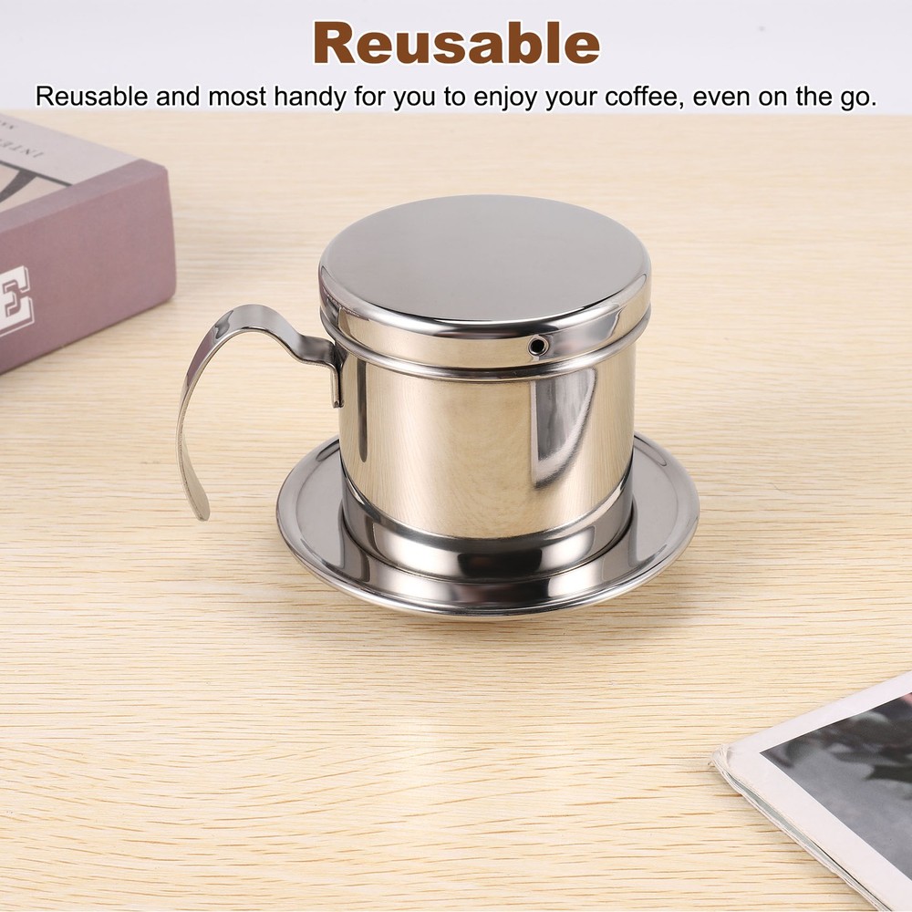 Vietnamese Coffee Portable Coffee Press Maker Reusable Phin Infuser2084