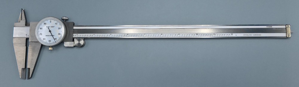 iGAGING 12" 0.001" Shock Proof Dial Caliper (Analog)