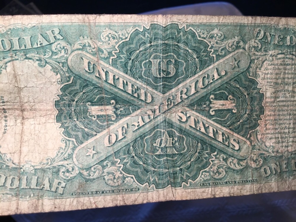 Series 1917 $1 Dollar Bill