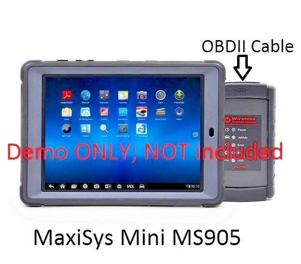OBDII Cable Compatible with Autel MaxiSys MS905 MS908 & MY908 Wireless Interface