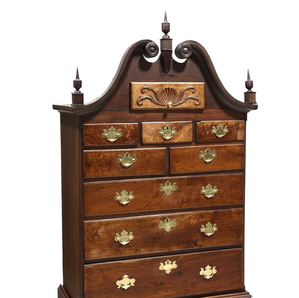 Pennsylvania Antique Chippendale Style Highboy