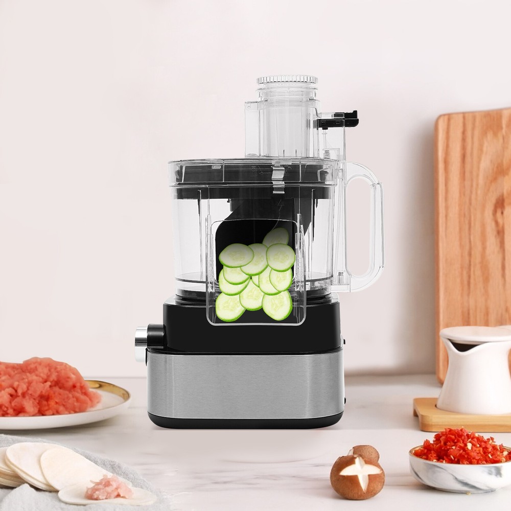 Commercial Electric Vegetable Cutter Food Processor 4 Discs Vegetable Processor