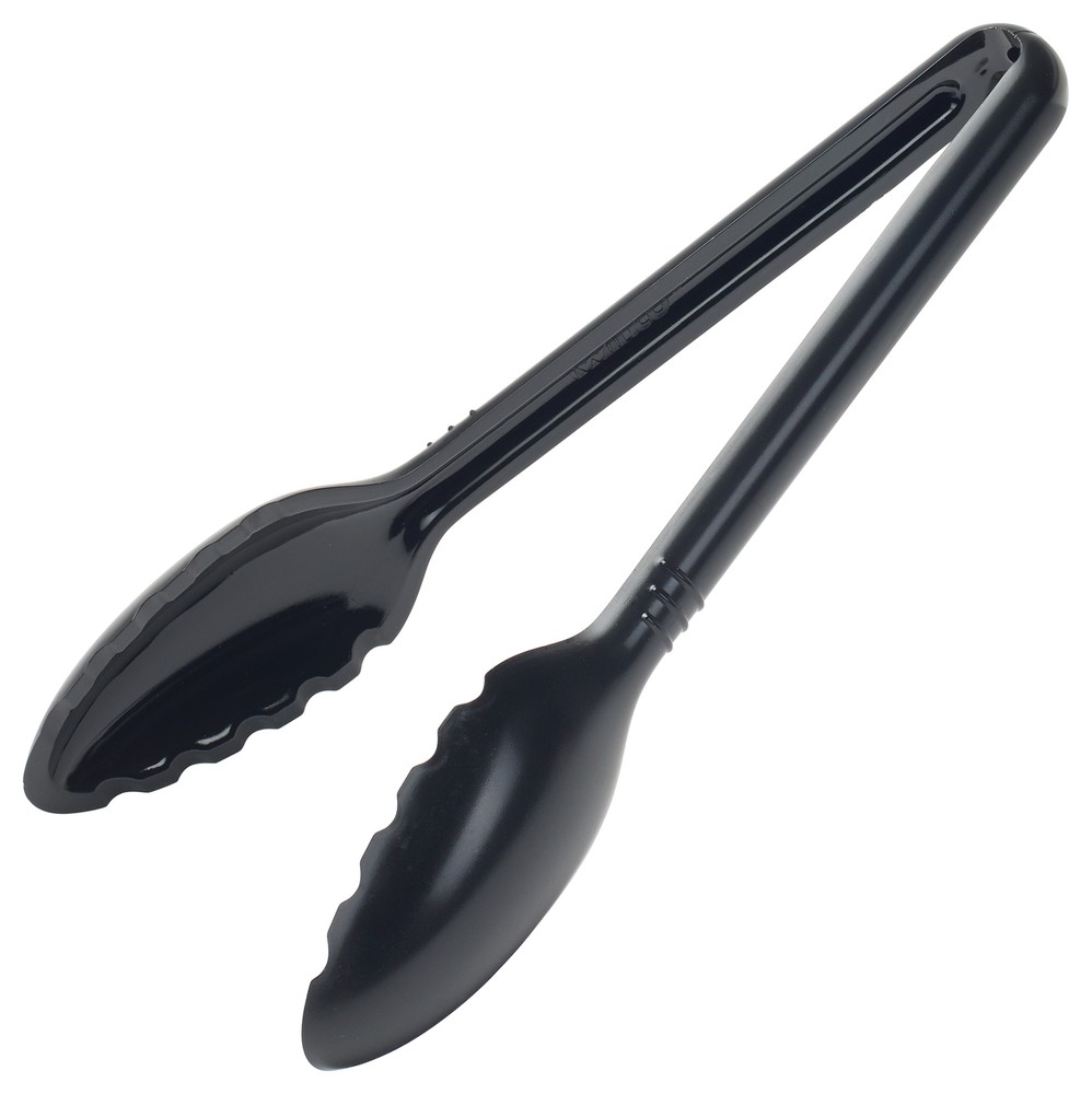 9" PC Serving Tong, Black, Curve (12 Each)