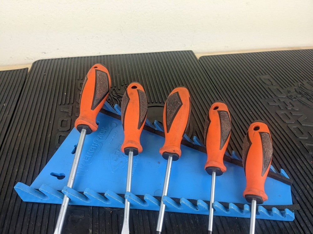 #ay954 Matco Tools 5 Pc Premium Orange Screwdriver Set