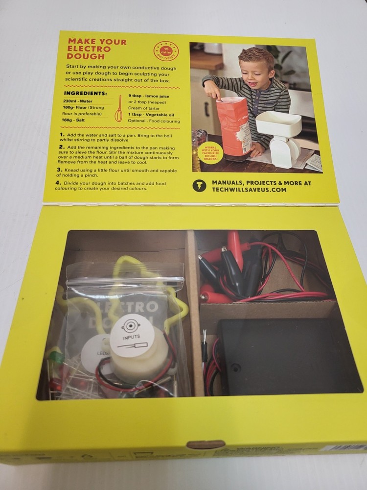 Tech Will Save Us - Electric Dough Science Kit - Learn About Electricity