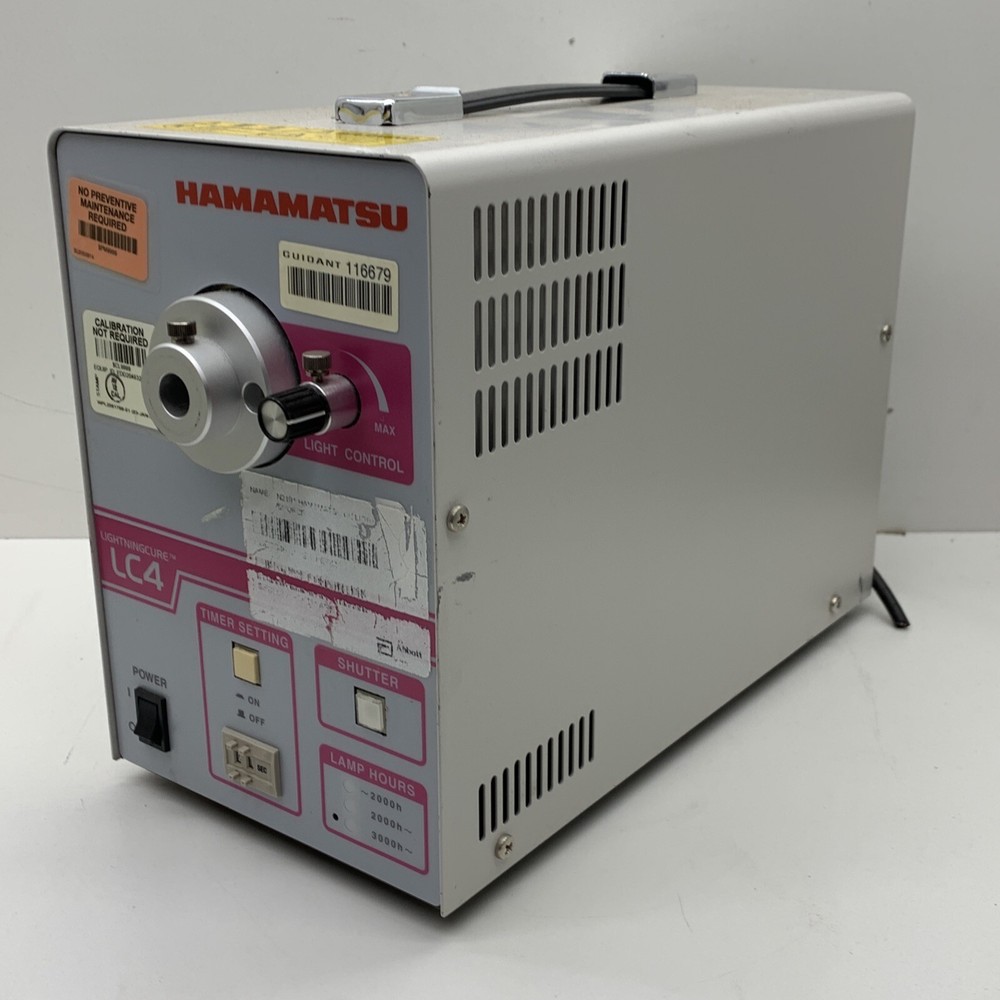 Hamamatsu Lightningcure LC4 UV Spot Light Source