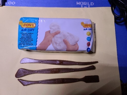 Air Dry JOVI Modelling Clay - White