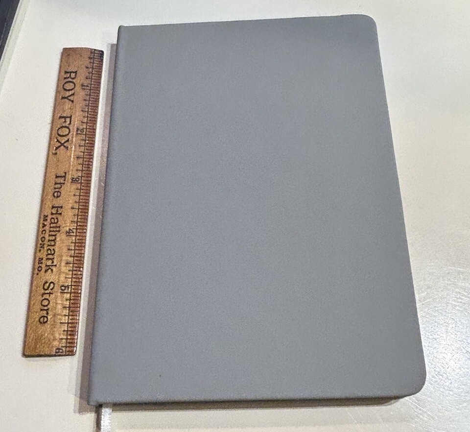Gray 5"x 7" Lined Journal - 64 Pages - Used