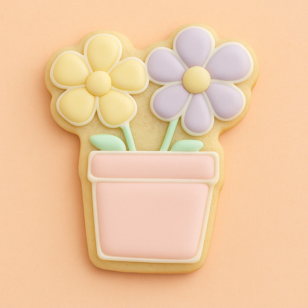 Flower Pot  Cookie Cutter