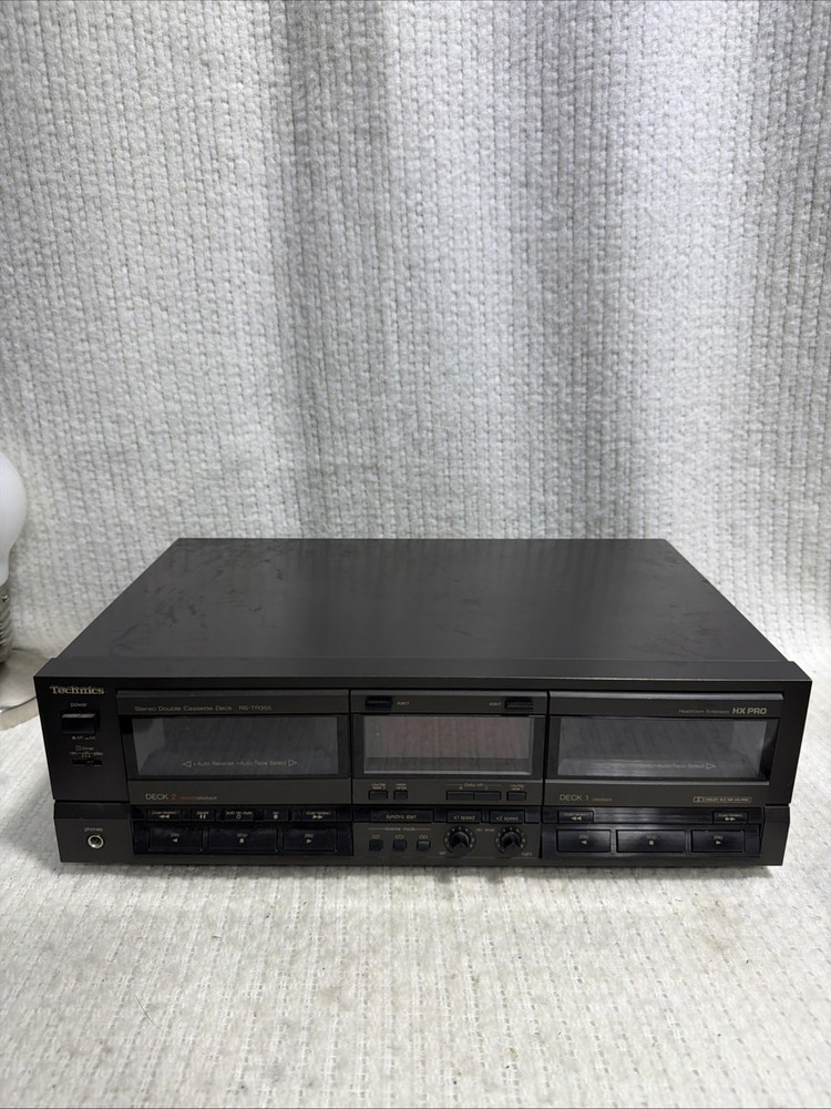 Technics RS-TR355 Double Cassette Player & Recorder Auto Reverse HX PRO -MM9