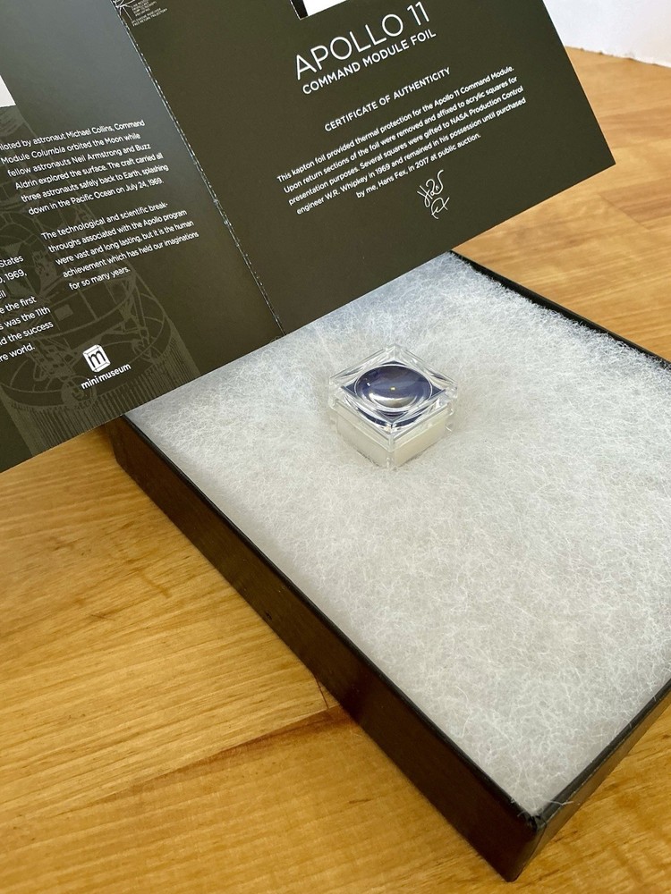 Apollo 11 Command Module Foil - Mission-Flown Material