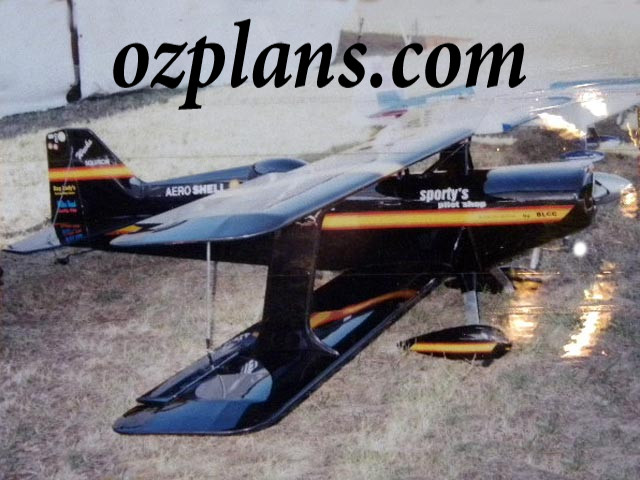 Weeks Solution S1-WS Biplane 70" WS PRINTED RC MODEL AIRPLANE PLANS TEMPLATES
