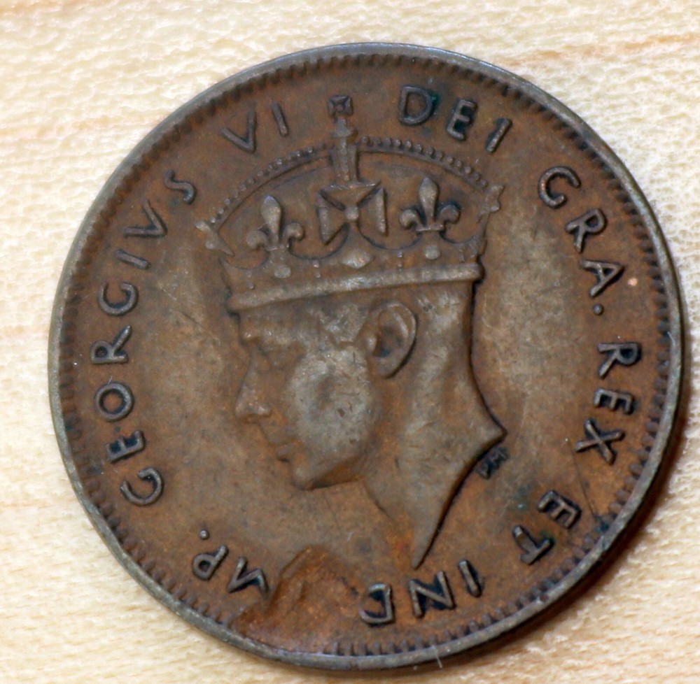 1941 Newfoundland 1 Cent Mint Error