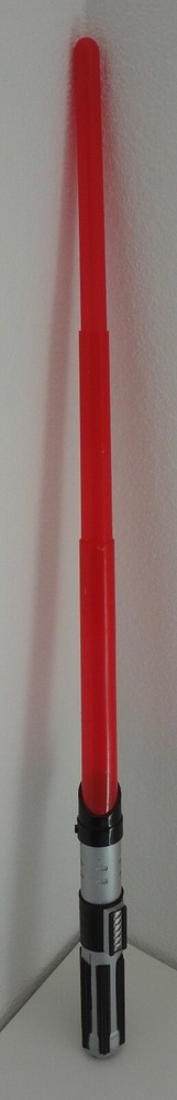 Star Wars Darth Vader Red Electronic Telescoping Lightsaber Hasbro 2009