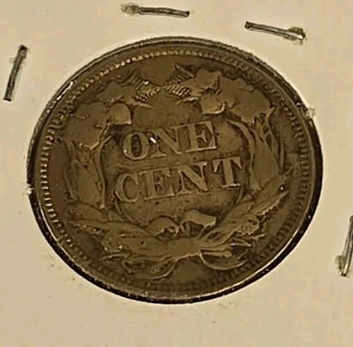 1857 U.S 1C Flying Eagle Cent Penny