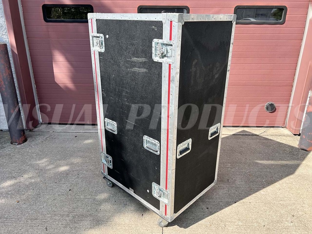 Omega Rack Road Case 28RU w/ APC Smart UPS for Server Network Data Audio Visual