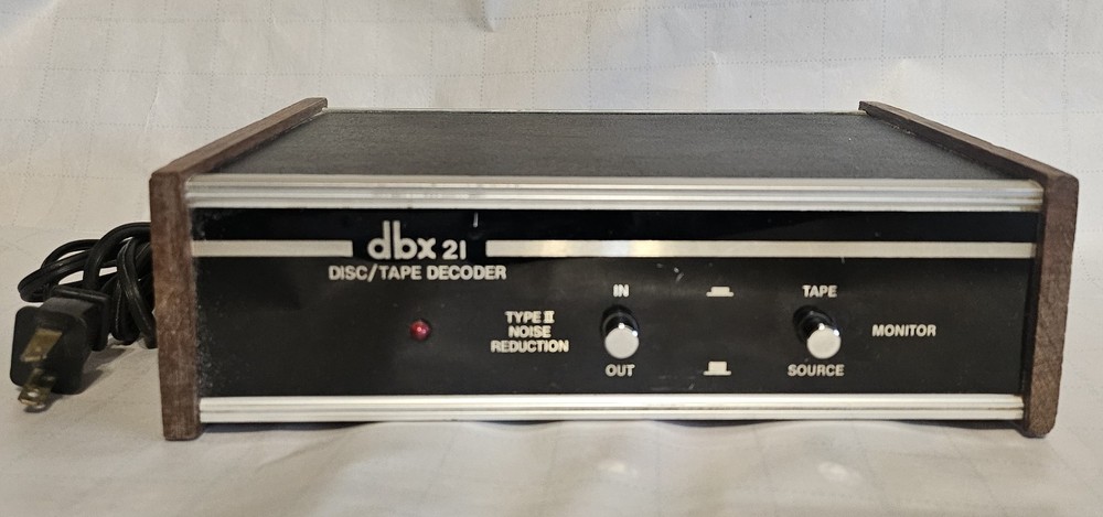 DBX 21 Disc Tape Decoder Noise Reduction Model 21 USA Made