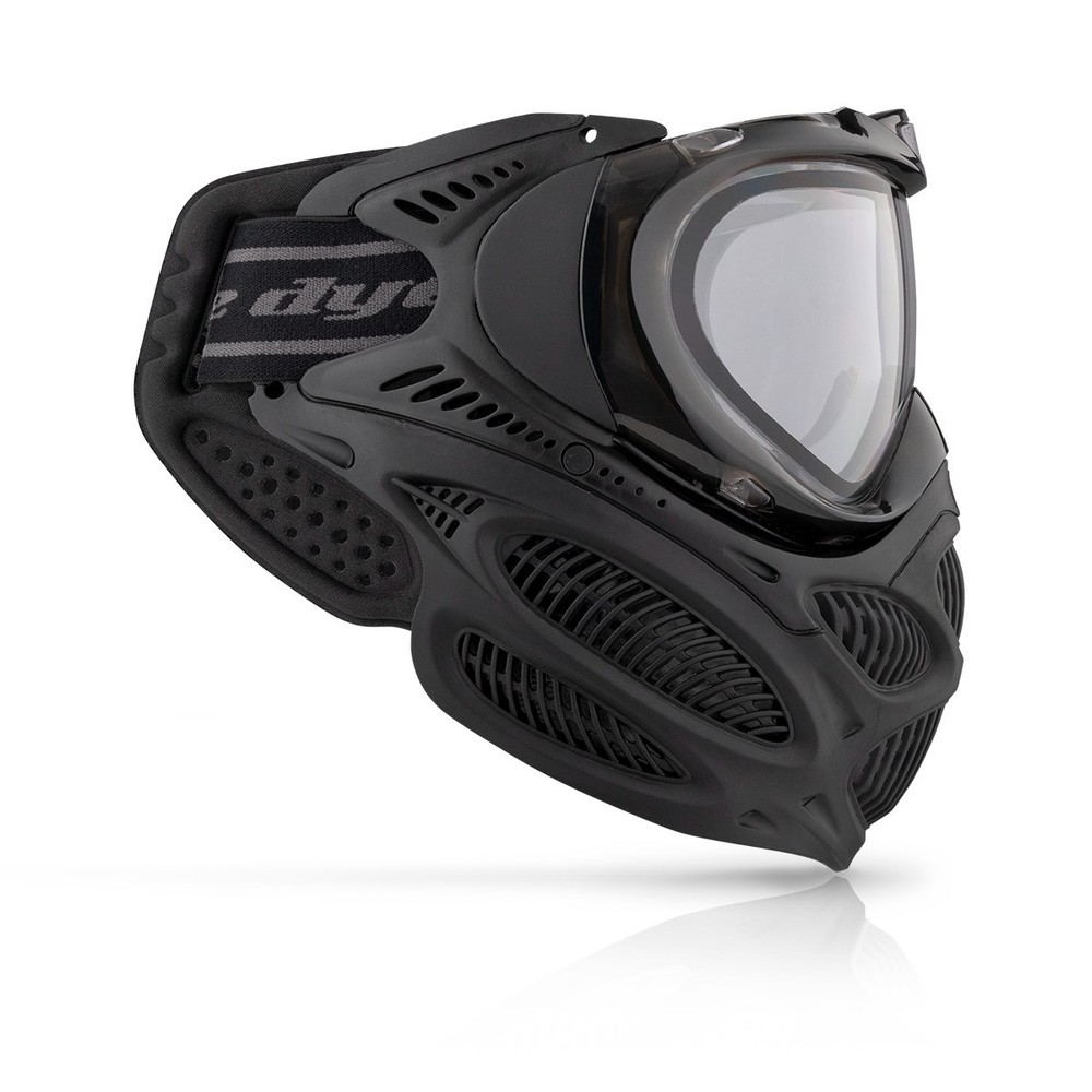 Dye Paintball i3 Pro Protective Padded Gear Goggle System Mask Onyx Black